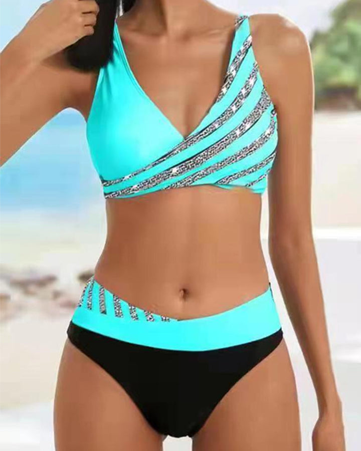 Mona - Bikini cálido con estampado